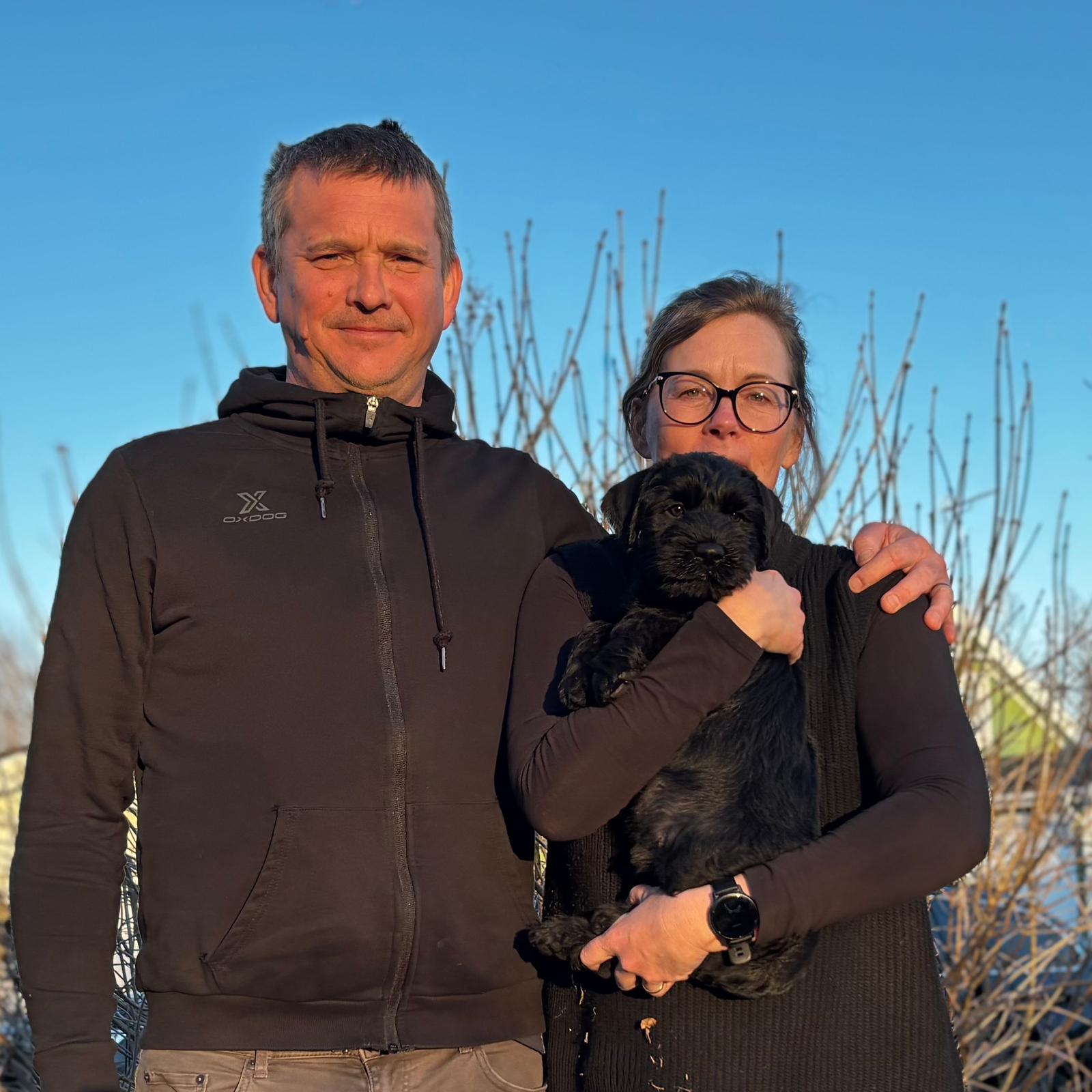 Lowicama Frank har flyttat till familjen Bystedt i Kåge